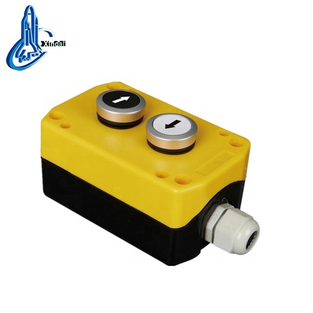 wenzhou series XDL722-JB222P IP67 2 holes industrial remote control switch double control switch box