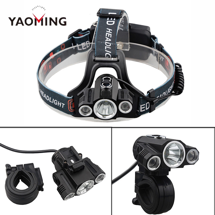 Factory direct rechargeable high power waterproof led headlamp for camping