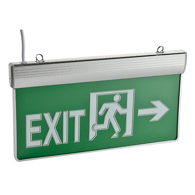 2 years warranty  LED  exit signs left hand double faces led emergency exit sign