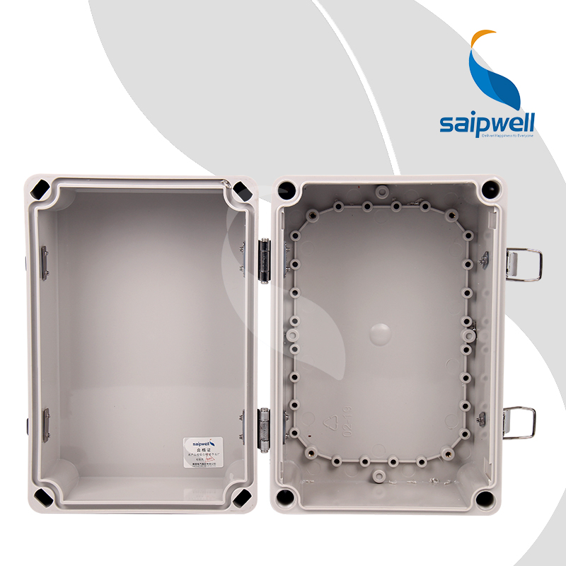 Saipwell CE Approval high quality ip65 plastic waterproof electrical junction box with steel draw latches 190*280*180mm