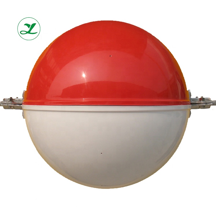 600mm power line marker ball frp warning ball frp swimming pool