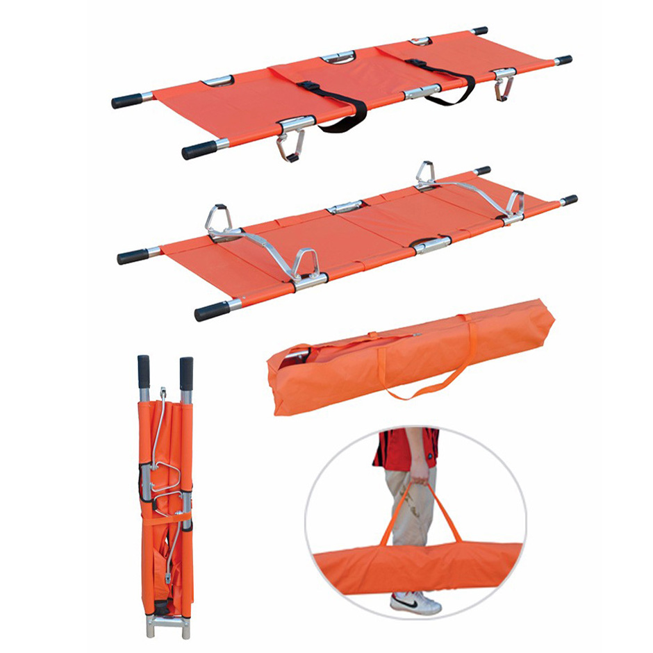 Rescue Emergency canvas Stretcher Folding ambulance stretcher for sale