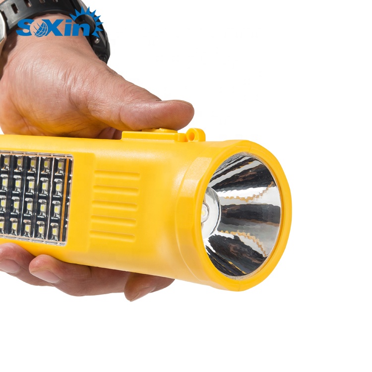 solar smd led searching light walkie talkie radio