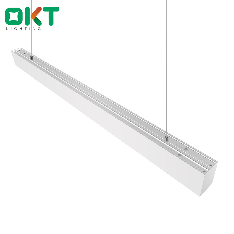 Hot Sell 4FT Modern Suspension Pendant Chandelier 38W Hanging LED Linear Lights