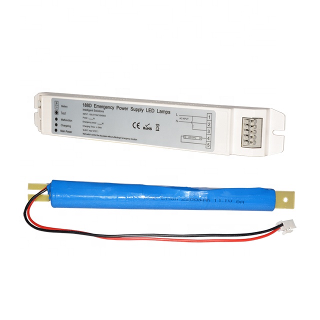 LED Tube Conversion Kit Emergency Light Battery