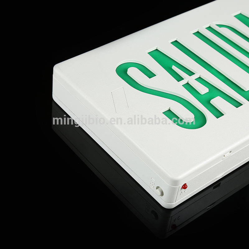 SALIDA led exit sign photoluminescent exit sign spanish