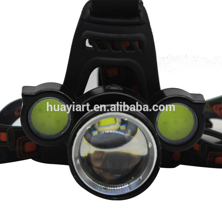 Hot selling Rechargeable Zoom XML T6 LED head lamp Super bright COB headlamps