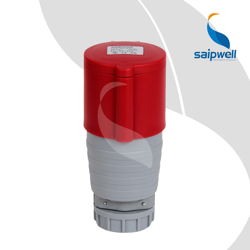 Saipwell / Saip Hot IP44 IP67 Waterproof 3pin, 4pin, 5pin 16A 32A Electrical Male and Female Industrial Plug and Socket