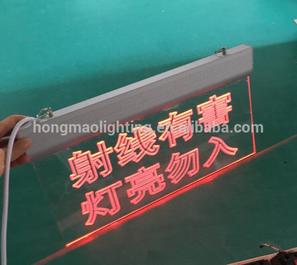 2018 NEW polish or paint or brush or laser cutting emergency exit sign light