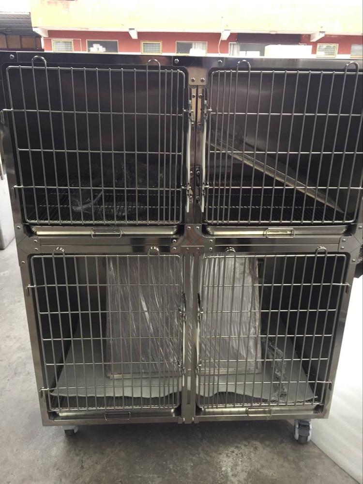 Dog cage stainless steel for sale pet cage veterinary