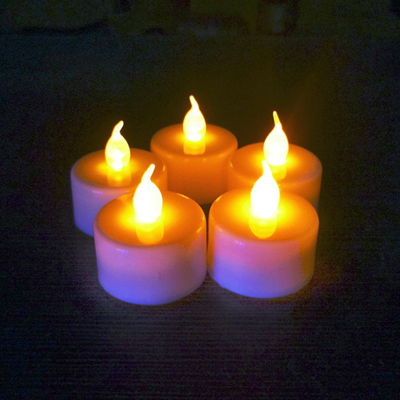 Flameless Candles Battery Operated LED Tea Lights Candles, Flickering Tealight Candles, Warm White