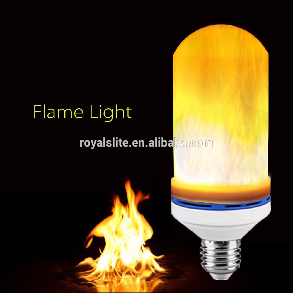 New bulb light led flame effect bulb E27 Flickering flame lamp AC85-265V 7 watt led bulb