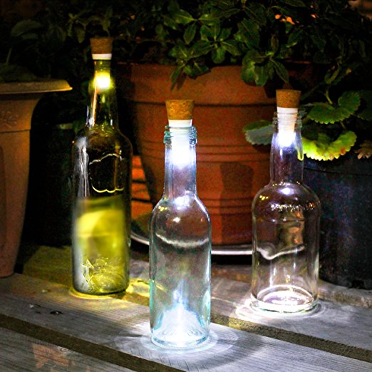 USB Rechargeable Cork LED Bottle Light