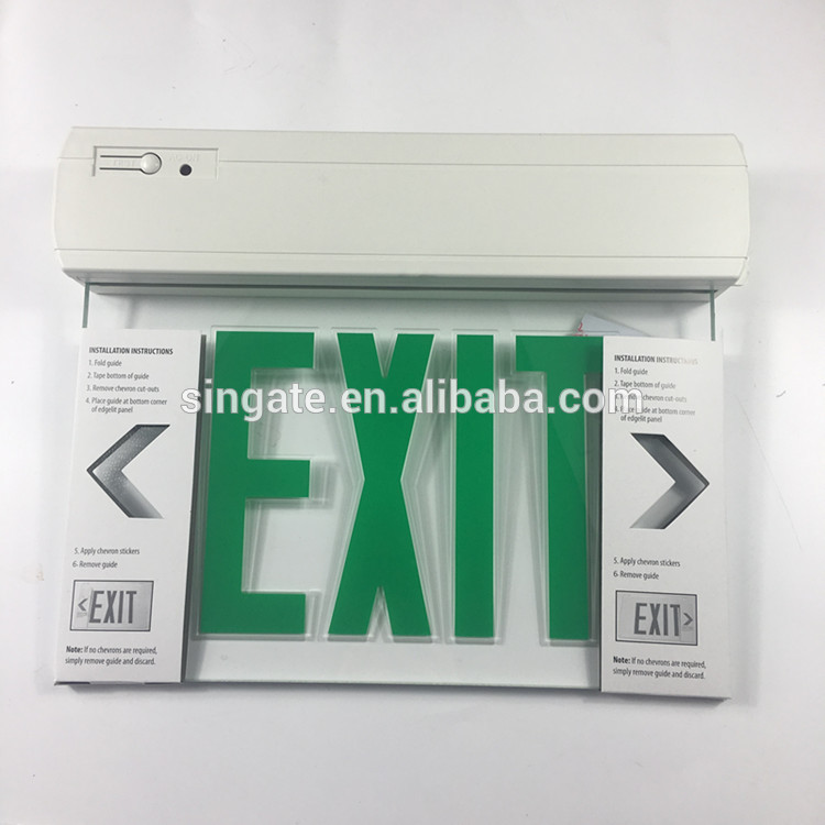 Emergency power exit LED signs light with battery