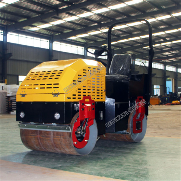 Wholesale price road construction 1t small double drum road roller