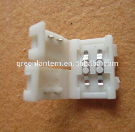 LED 5050 Single Colour Strip Light Connector 2 Pin Conductor 10 mm Wide Strip to Strip Jumper