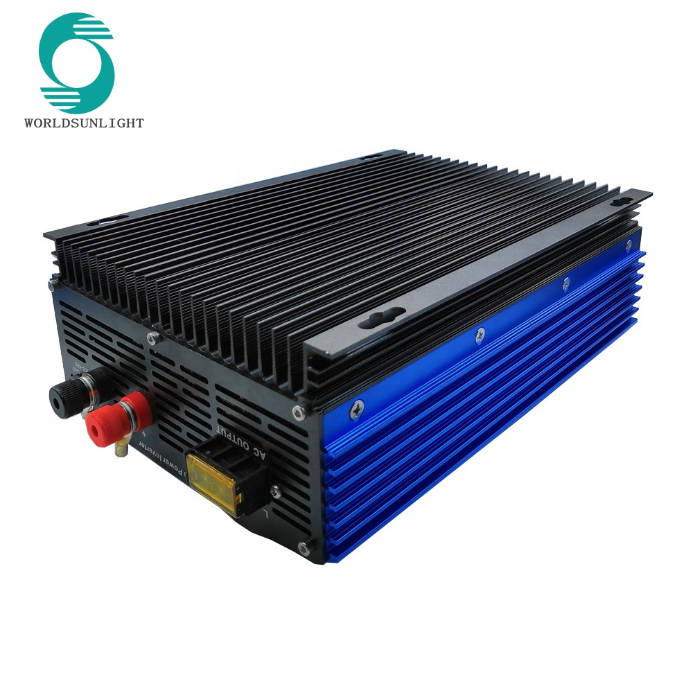 dc 24v 48v 72v ac110v 220v 230v 240v 1000W solar inverter with limiter Sensor, for battery discharge or grid tie inverter