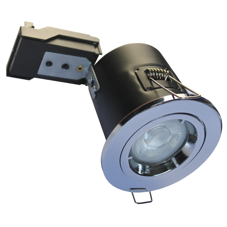 ventilation holes die casting fixed twist &lock interchangeable bezel GU10 fire proof downlight