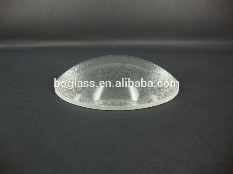 Dia.120mm pebble plano-convex glass lens for stage lighting; LED lighting