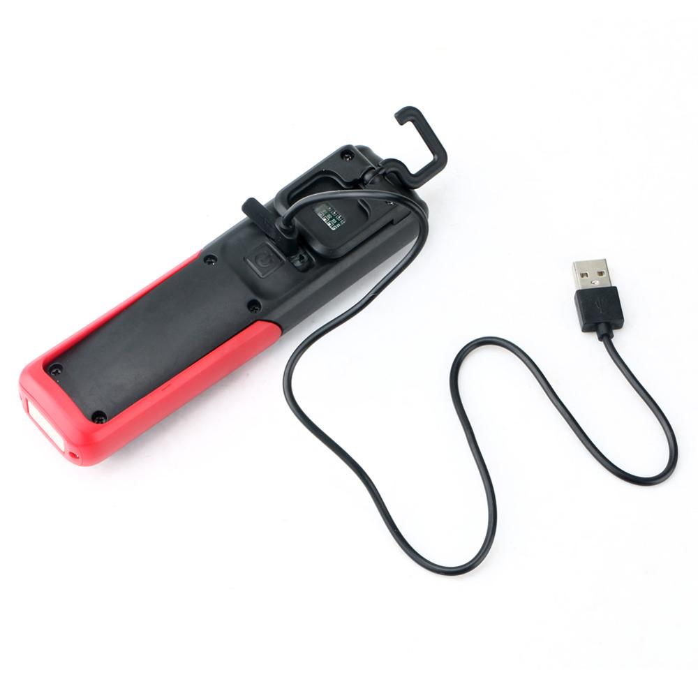 super bright led  rechargeable cob working flashlight