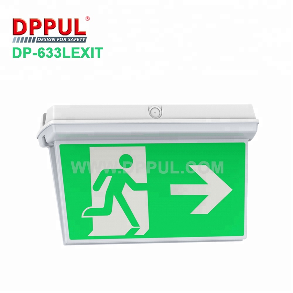 2019 Newest IP65 Emergency Exit Sign lamp DP633AExit