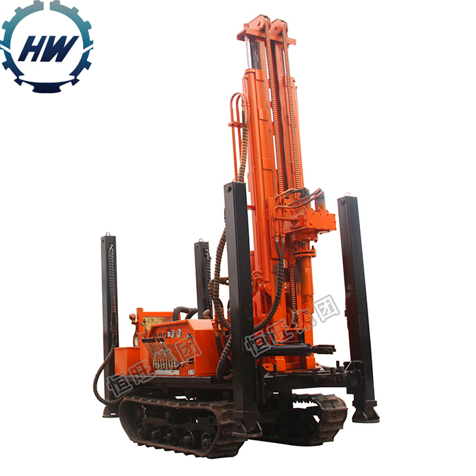 Pneumatic crawler water well drilling rig with good price