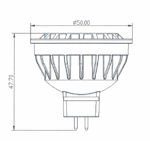 MR16 7W DC-12V 560lm  bulb led spot light with OEM accepted