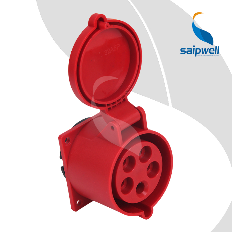 Saipwell / Saip Hot IP44 IP67 waterproof industrial connector switch plug Easier Assembly