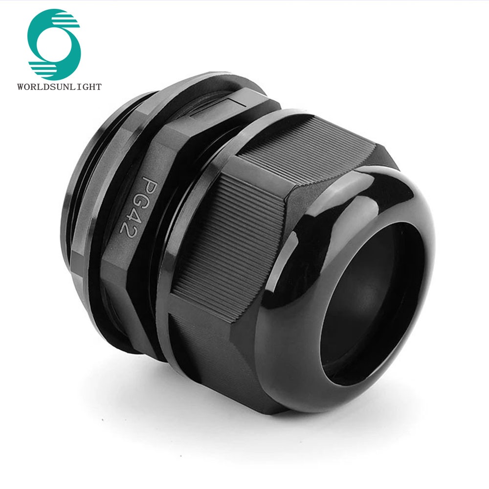 High quality ROHS IP68 PG type standard size Waterproof Nylon Cable Gland PG42