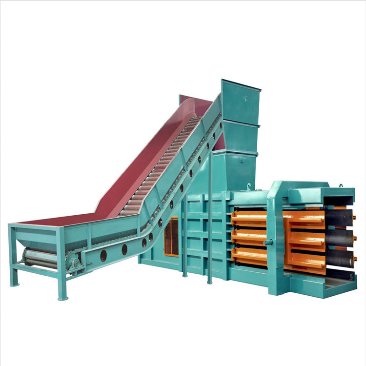 Fully Automatic Horizontal Waste Paper Baler Machine Plastic Bottle Baler carton box package machine