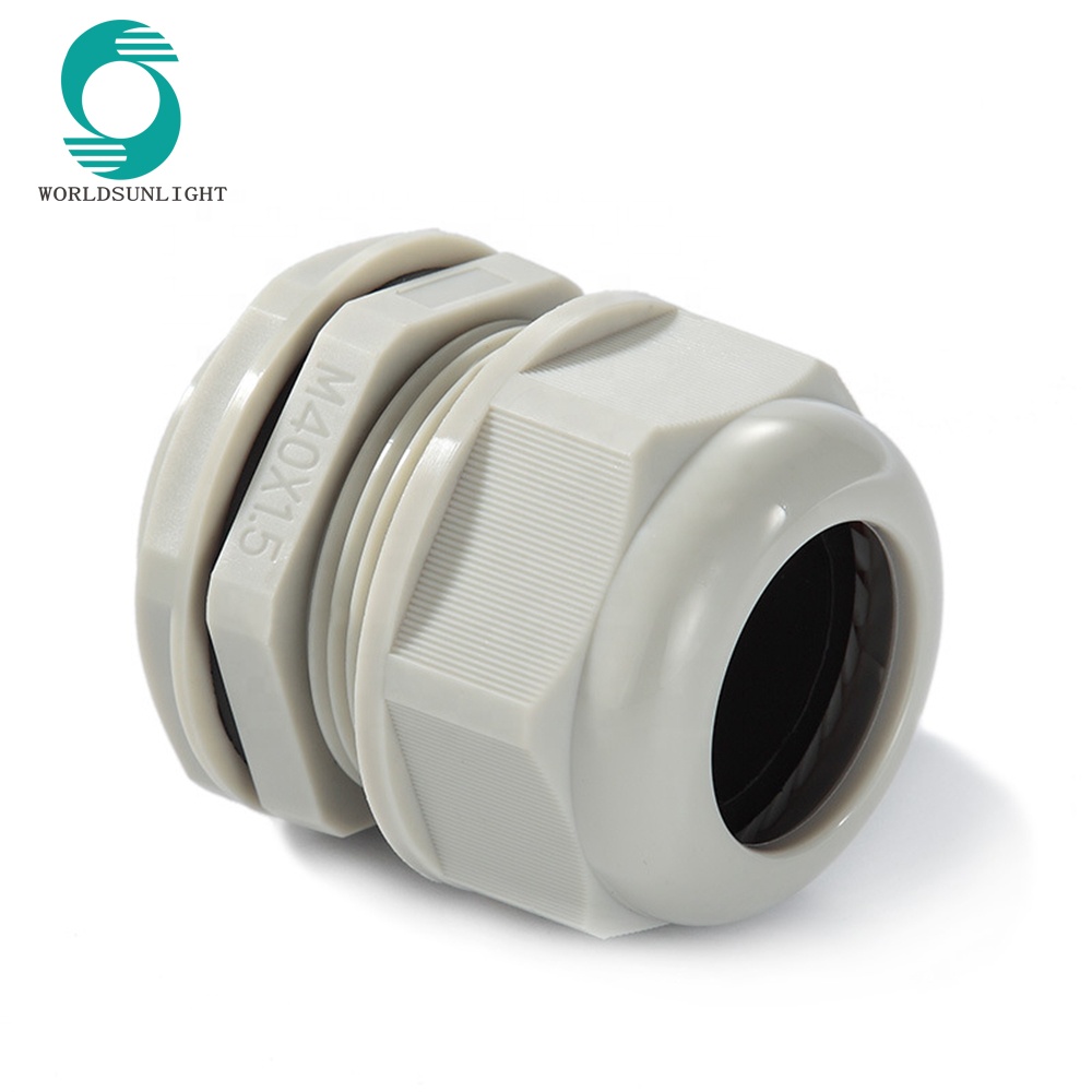 showerproof watertight PA 66 nylon cable connector