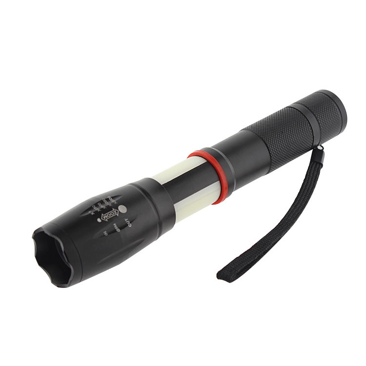 High Power G700 T6 With Stretch COB LED Aluminum Tactical Flashlight