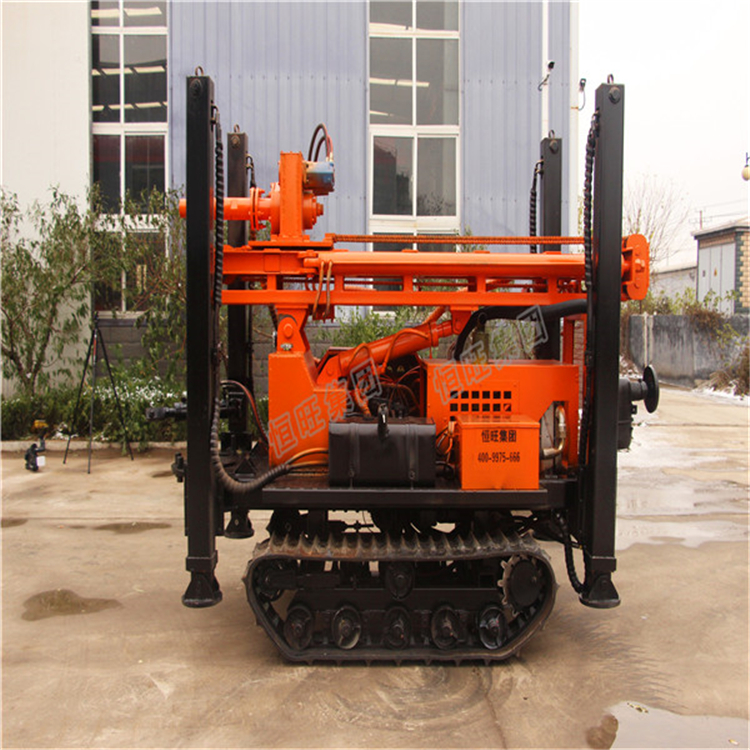 Portable Pneumatic crawler mounted water well drilling rig borehole Drilling Machine