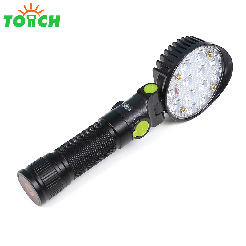 new design camping with hook flashlights Aluminium Alloy usb charging cool led flashlights torches