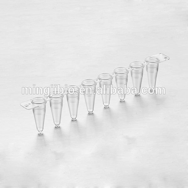 High quality 0.1ml 8-strip PCR Tubes Nature