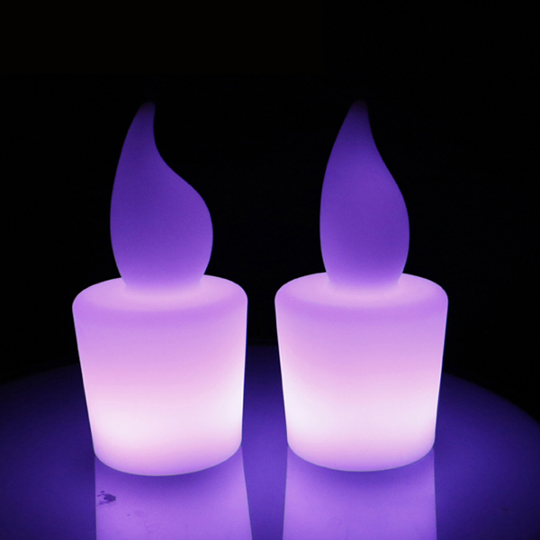 battery powered rechargeable led light candle