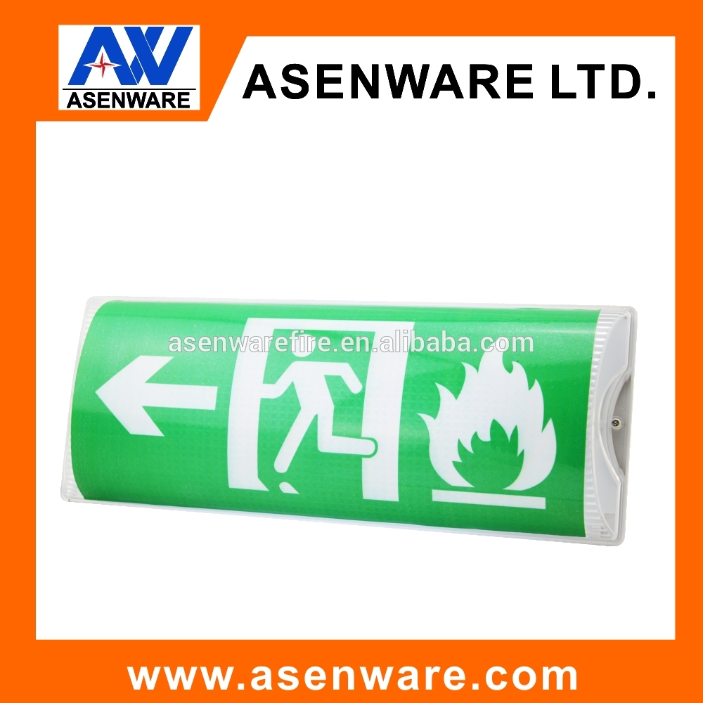 8W Led Wall Mounted Emergency Lighting Hanging LED Exit Sign high quality