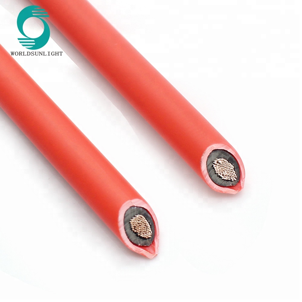 6mm2 dual core pv1f pvc solar pv cable