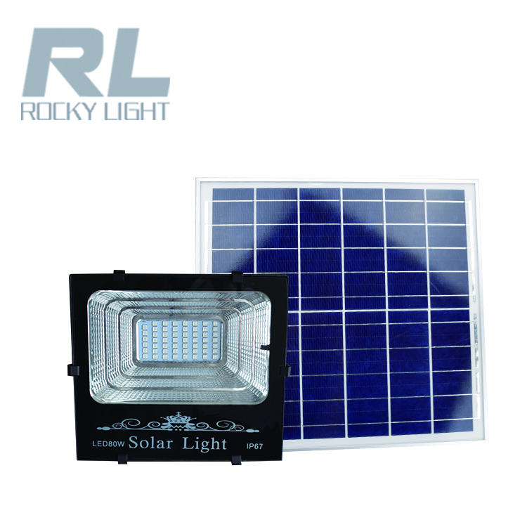 Solar RGB floodlights