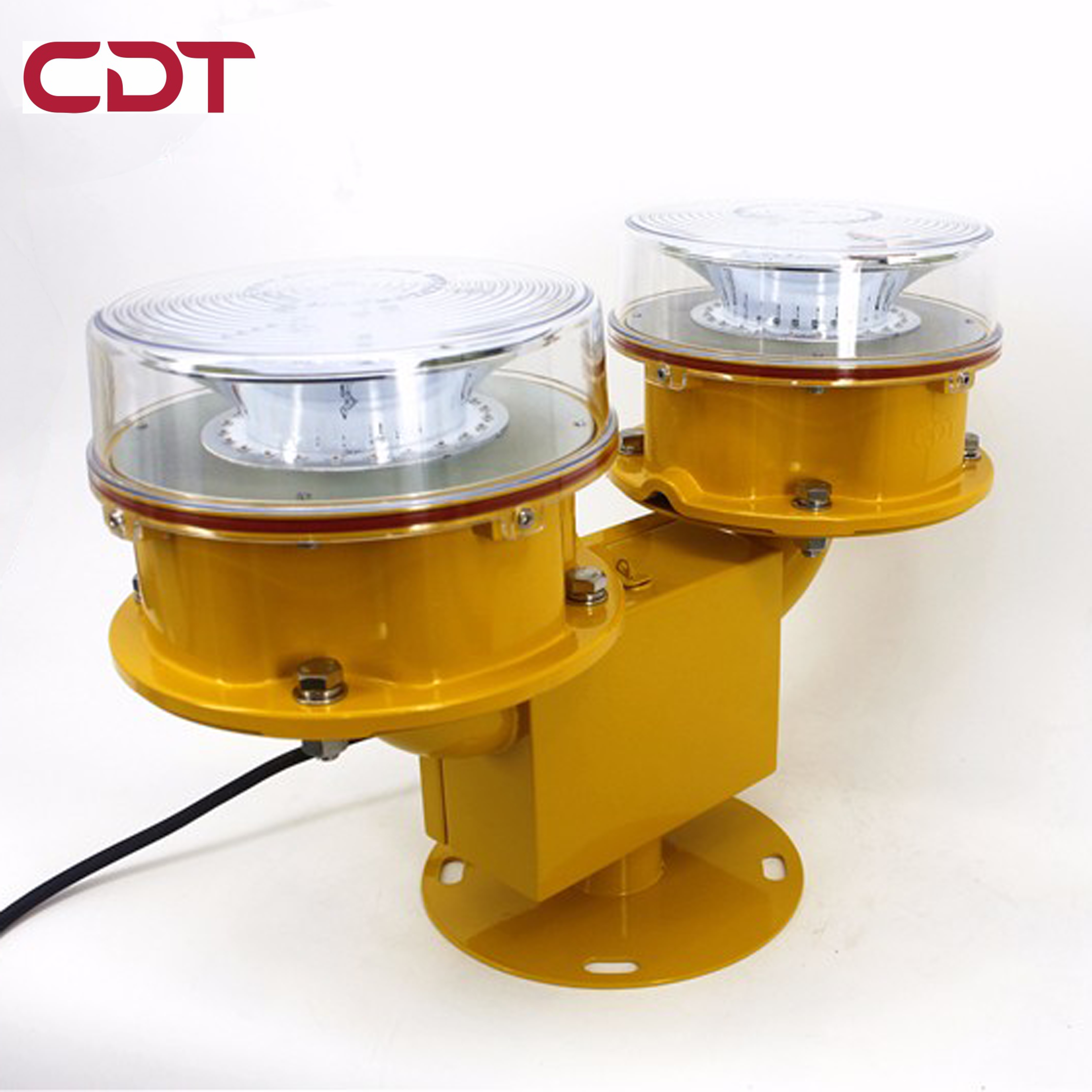 ICAO obstruction light l-864 led double red flashing aviation obstacle light with mounting kits