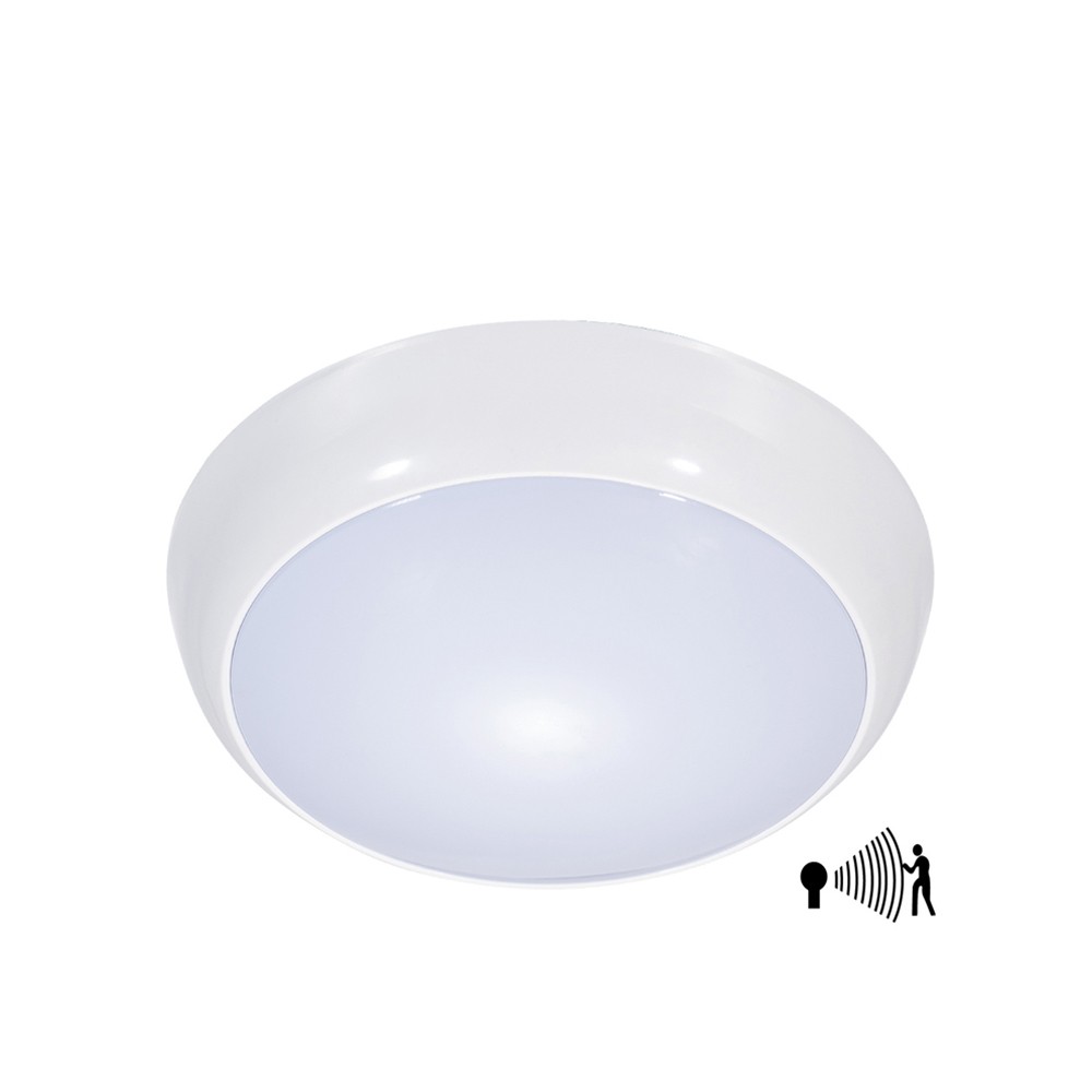 Hot sale power dimmable 16W emergency LED ceiling light with microwave sensor (PS-ML3008LE-D)