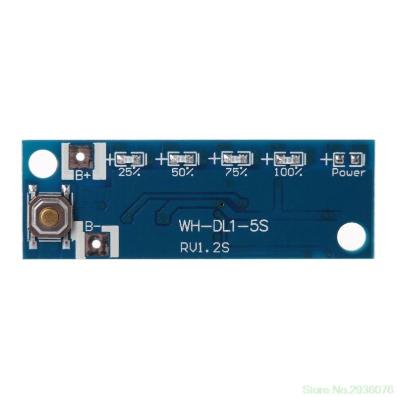 5s Lithium Charging Battery Capacity Percent Level LED Indicator