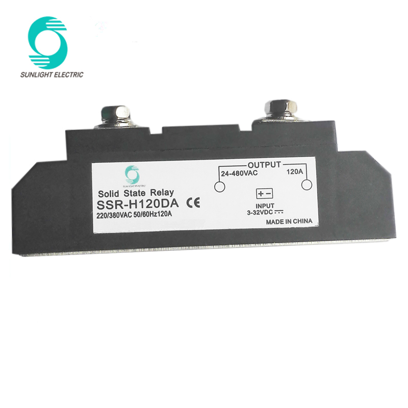 SSR-H120DA 120A 3-32VDC input 24-480VAC output dc-ac Industrial ssr solid state relay
