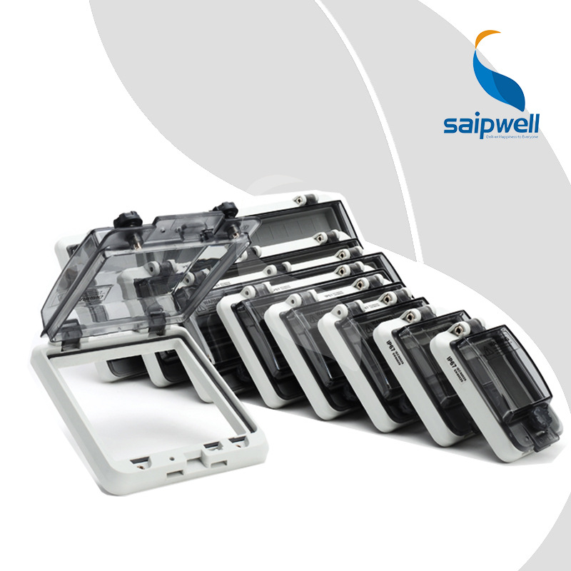 Saipwell Y IP66 Transparent Protective Window Cover PC Material 3ways Outdoor Use Circuit Breaker Box