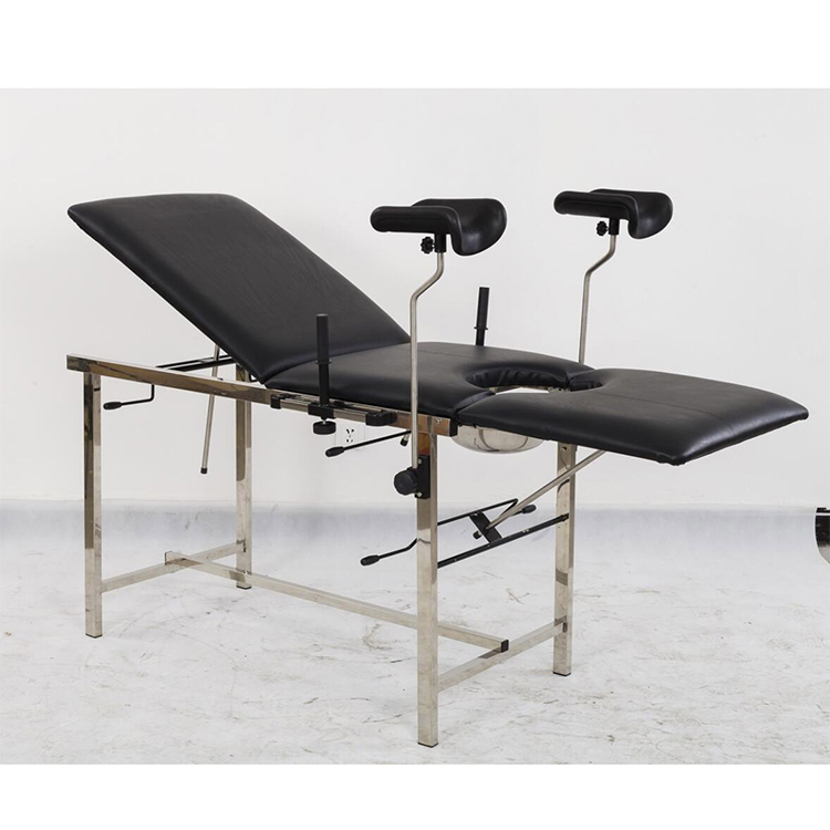 Hospital  urology examination table in gynecological clinic