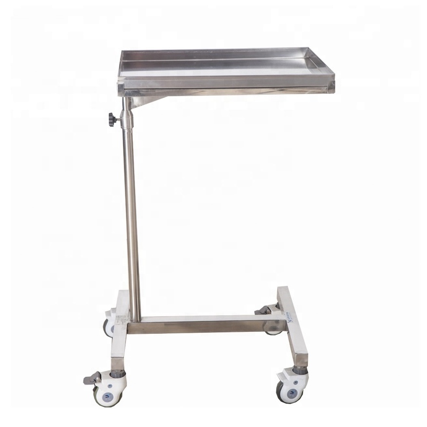 Stainless steel Transfer Nursing Hospital Equipment Medical Trolley With Drawers