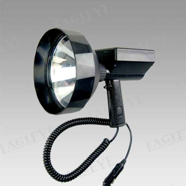 150/175/240mm Rechargeable handheld Searchlight,lamp,100W HID Hunting Spotlight For Marine Military