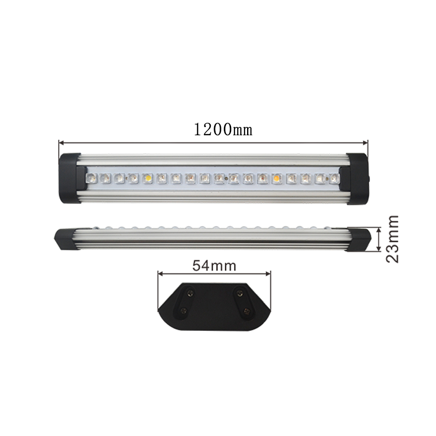 High quality  Waterproof Greenhouse 120w  660 nm 730nm Led UV Growing Lamp for Plants