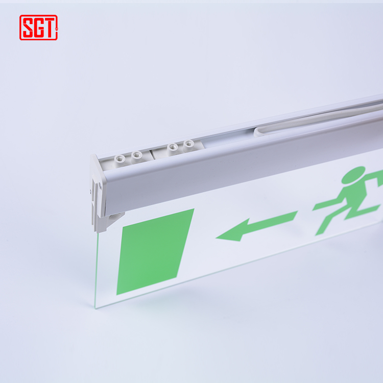 ABS Acrylic double sided emergency exit light fire emergency lighting running man exit sign led