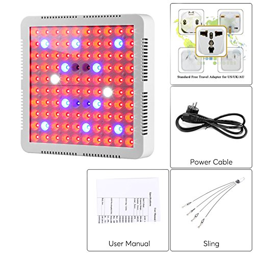 100watts High Power Square LED Plant Grow Lighting with UV led lighting